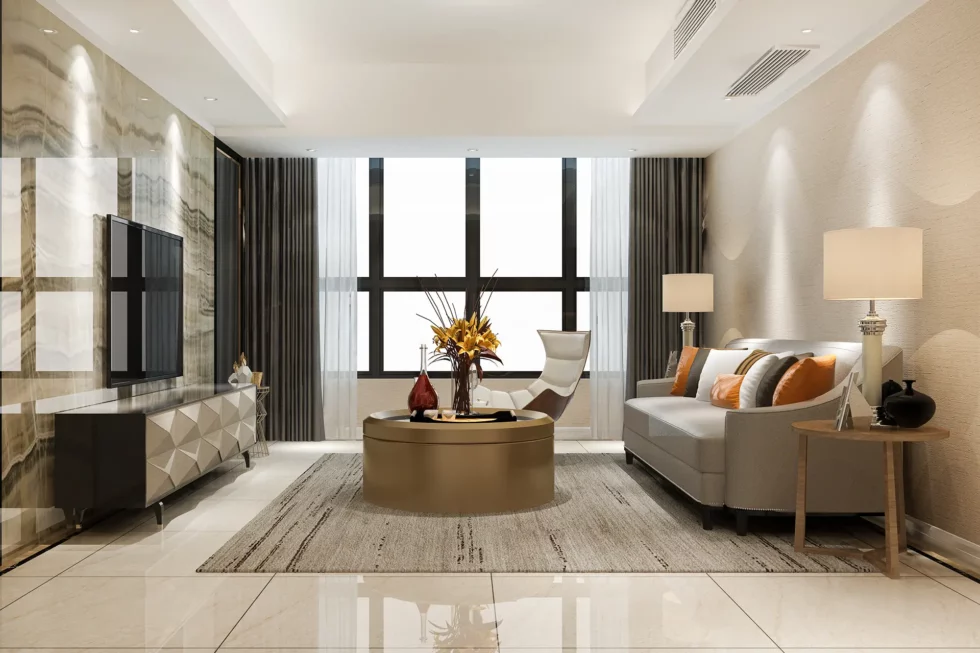 Modern Dubai home interior